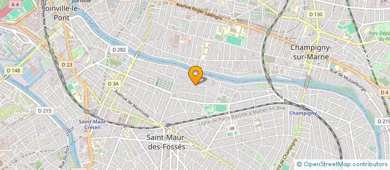 localisation de l'entreprise SYA PARIS à SAINT-MAUR-DES-FOSSES