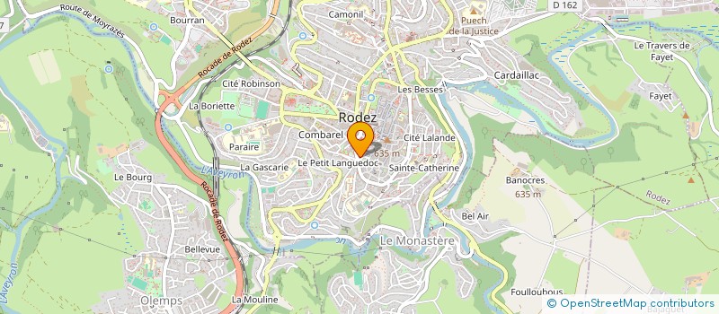 localisation de l'entreprise SYAA  RODEZ