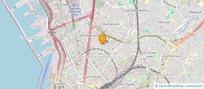 localisation de l'entreprise SYAB à MARSEILLE