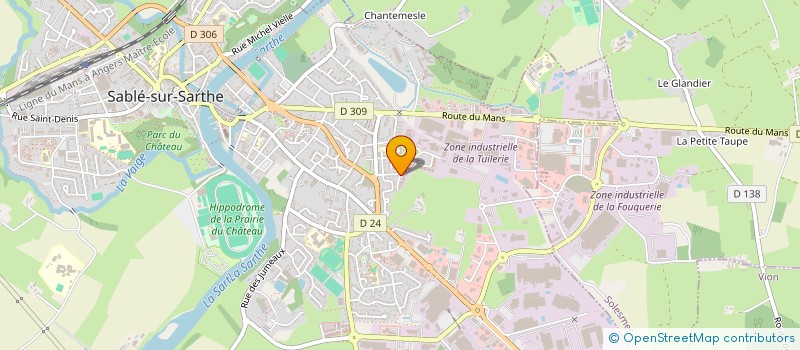 localisation de l'entreprise SYABLE DANSE  SABLE-SUR-SARTHE