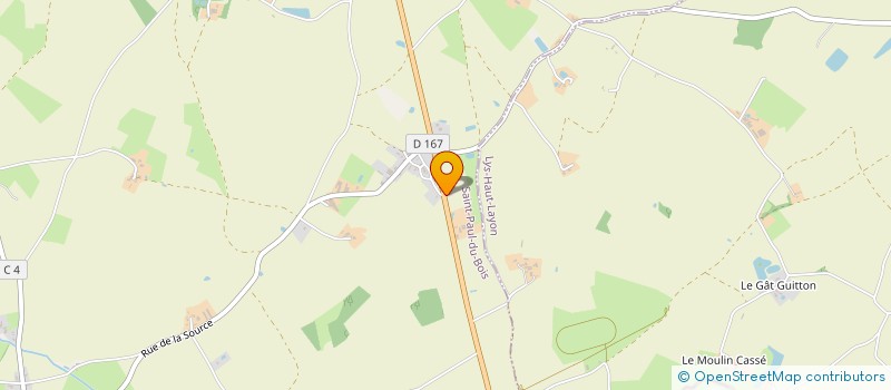 localisation de l'entreprise SYAD  SAINT-PAUL-DU-BOIS