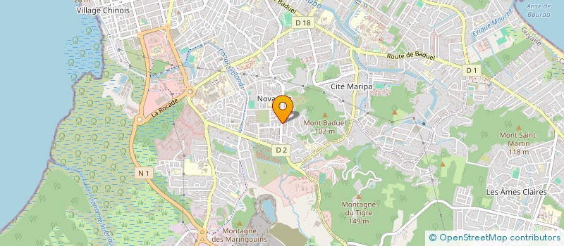 localisation de l'entreprise SYAD  CAYENNE