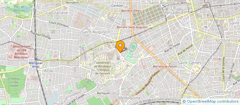 localisation de l'entreprise SYADEM  BORDEAUX