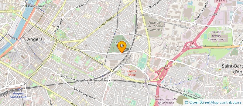 localisation de l'entreprise SYAG à ANGERS