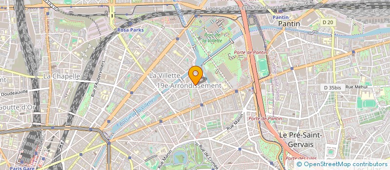 localisation de l'entreprise SYAGE FOURNITURE à PARIS
