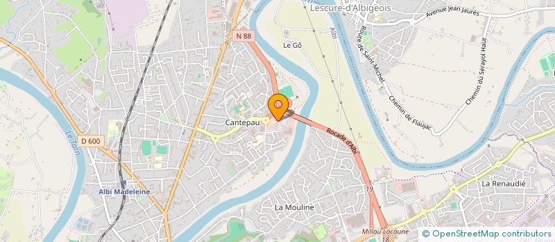 localisation de l'entreprise SYAL à ALBI