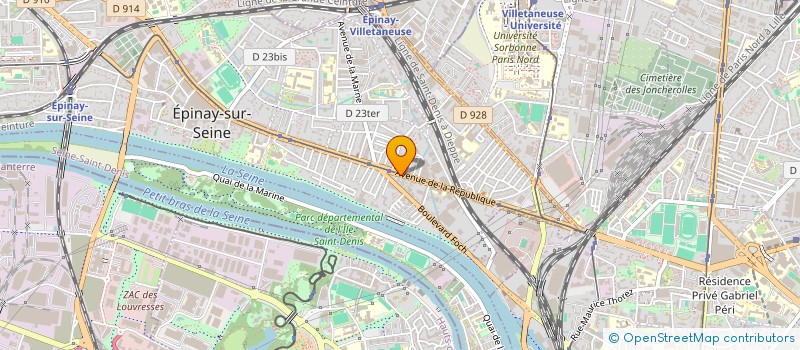 localisation de l'entreprise SYAL à EPINAY-SUR-SEINE