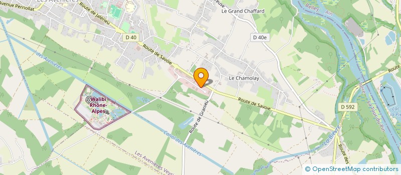 localisation de l'entreprise SYAL  LES AVENIERES VEYRINS-THUELLIN