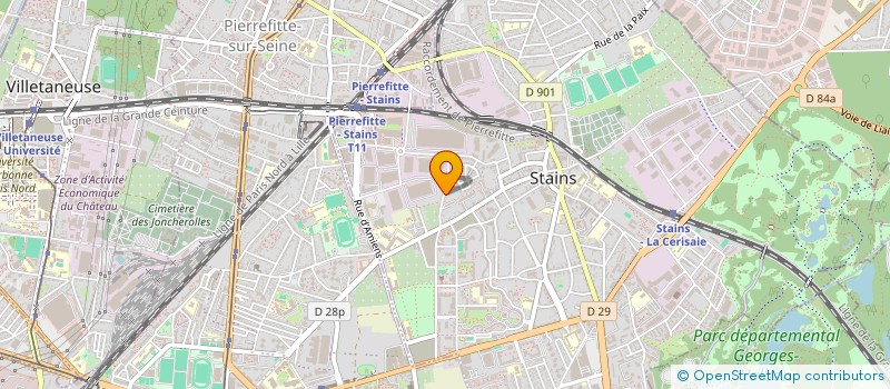 localisation de l'entreprise SYALL LUXURY DRIVE à STAINS