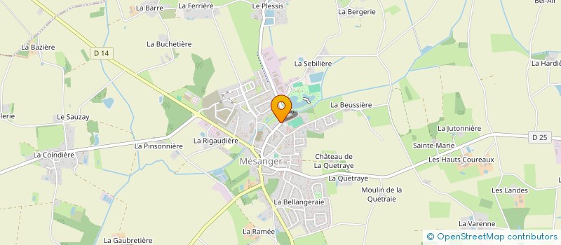 localisation de l'entreprise SYAM  MESANGER