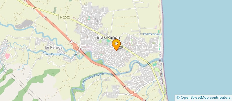 localisation de l'entreprise SYAM à BRAS-PANON
