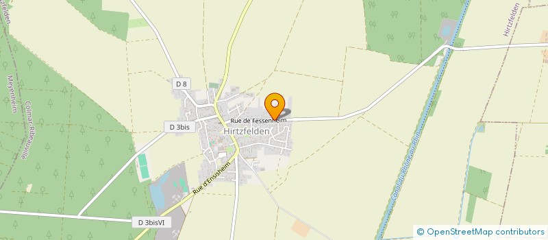 localisation de l'entreprise SYAM  HIRTZFELDEN