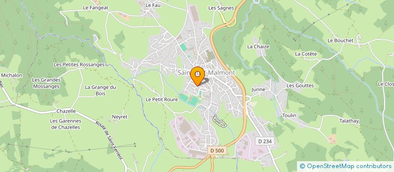 localisation de l'entreprise SYAMANI à SAINT-JUST-MALMONT
