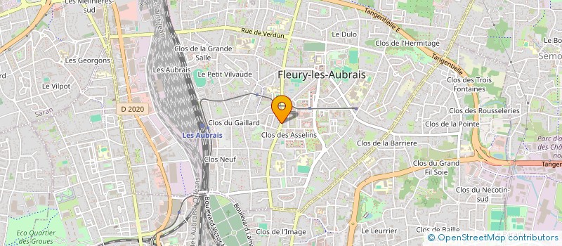 localisation de l'entreprise SYAMEX à FLEURY-LES-AUBRAIS