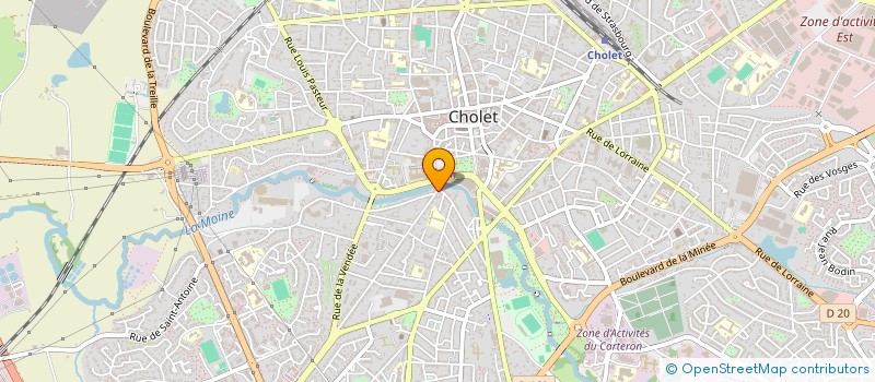 localisation de l'entreprise SYAN à CHOLET