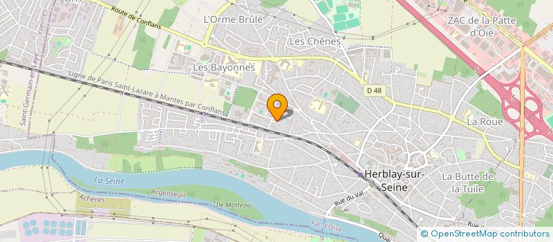 localisation de l'entreprise SYANTEC SOLUTIONS à HERBLAY-SUR-SEINE