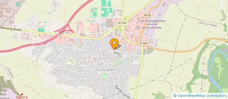 localisation de l'entreprise SYAO HABITAT  LEMPDES