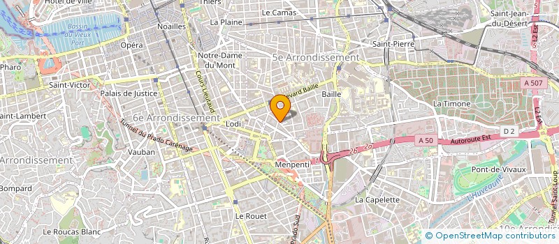localisation de l'entreprise SYARACILS à MARSEILLE