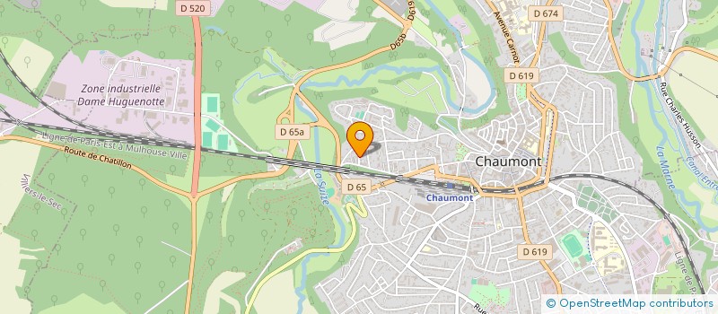 localisation de l'entreprise SYARGI à CHAUMONT