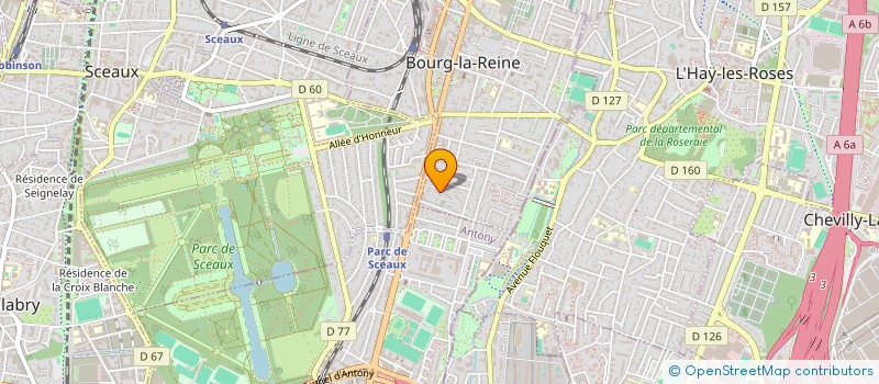 localisation de l'entreprise SYATECH à BOURG-LA-REINE