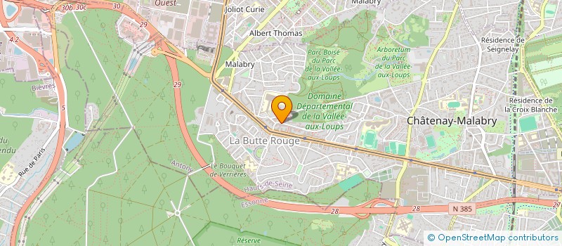 localisation de l'entreprise SYB 22 HOLDING  CHATENAY-MALABRY