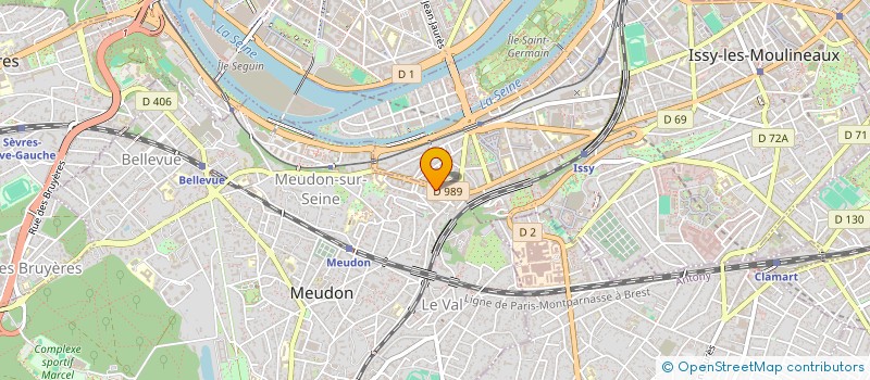localisation de l'entreprise SYB CONSULTING à MEUDON