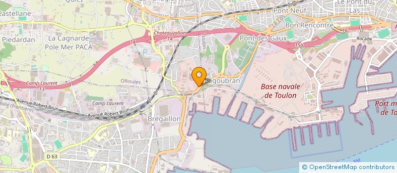 localisation de l'entreprise SYBA à OLLIOULES