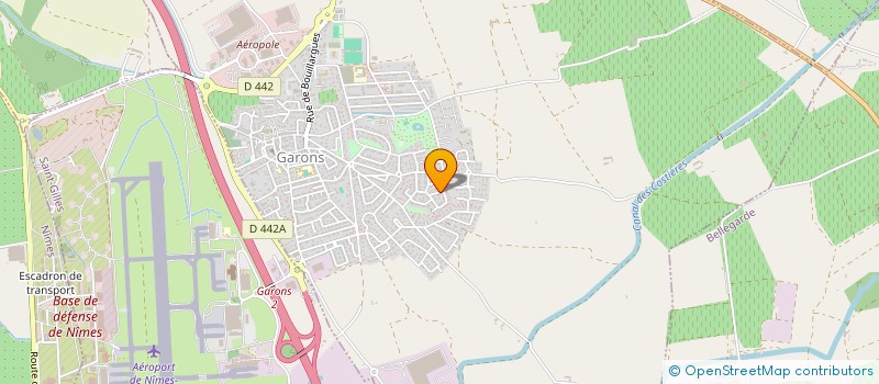 localisation de l'entreprise SYBA  GARONS