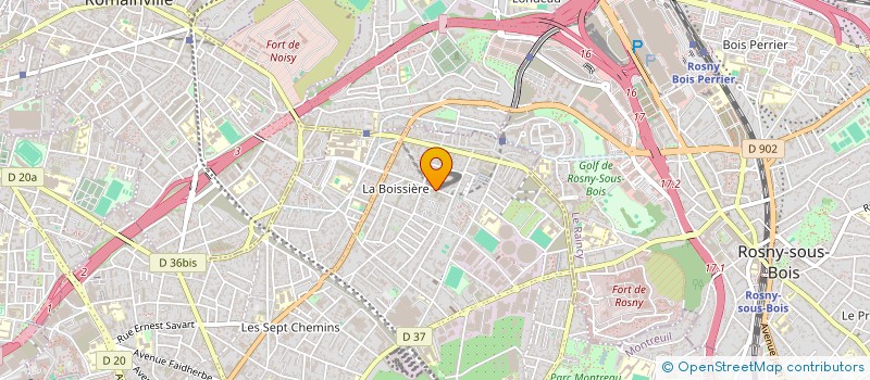 localisation de l'entreprise SYBA CONSULTING à MONTREUIL