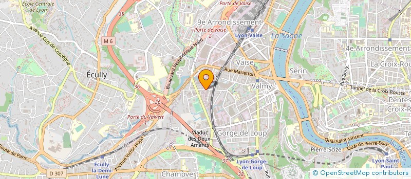 localisation de l'entreprise SYBAT HOME à LYON