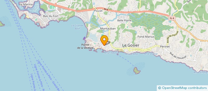 localisation de l'entreprise SYBAT971 à LE GOSIER