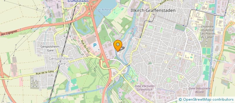 localisation de l'entreprise SYBE  HNHEIM