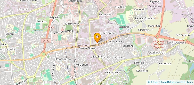 localisation de l'entreprise SYBE à BREST
