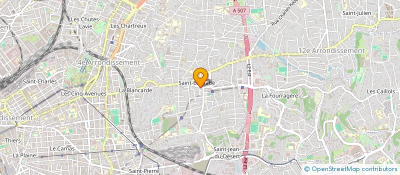 localisation de l'entreprise SYBE à MARSEILLE
