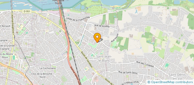 localisation de l'entreprise SYBEL  SAINT-JEAN-LE-BLANC