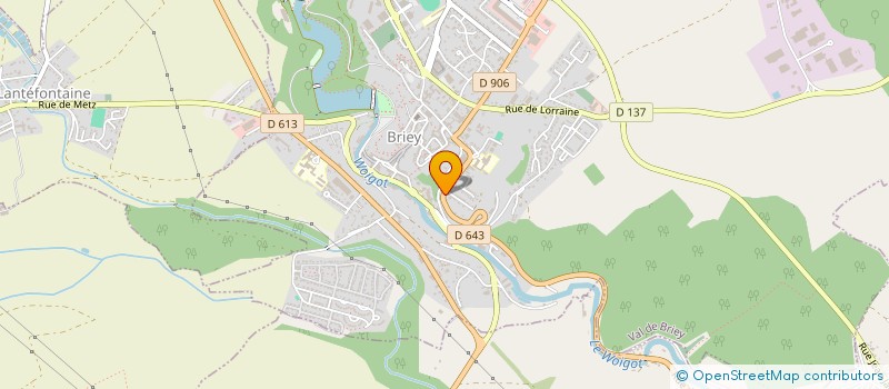 localisation de l'entreprise SYBELL à VAL DE BRIEY