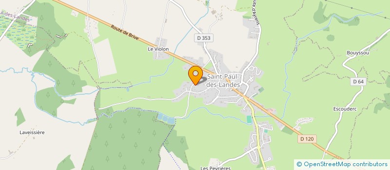 localisation de l'entreprise SYBELLE à SAINT-PAUL-DES-LANDES