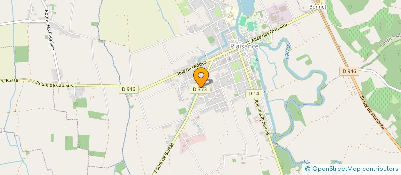 localisation de l'entreprise SYBER à PLAISANCE