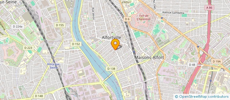 localisation de l'entreprise SYBER à ALFORTVILLE
