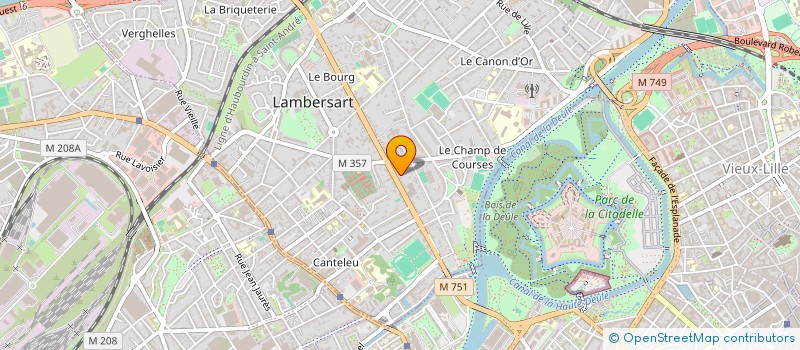 localisation de l'entreprise SYBER à LAMBERSART