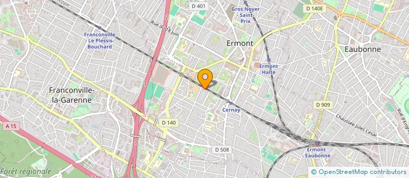 localisation de l'entreprise SYBER CONSULTING  ERMONT