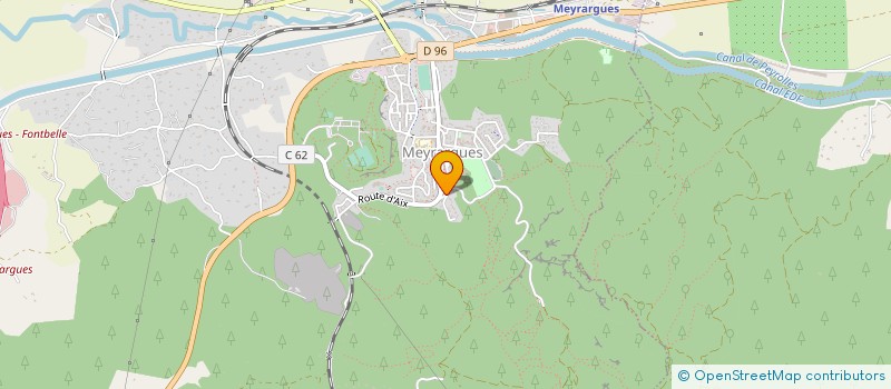 localisation de l'entreprise SYBIL  MEYRARGUES