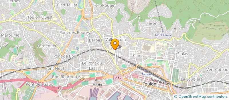 localisation de l'entreprise SYBILLE  TOULON