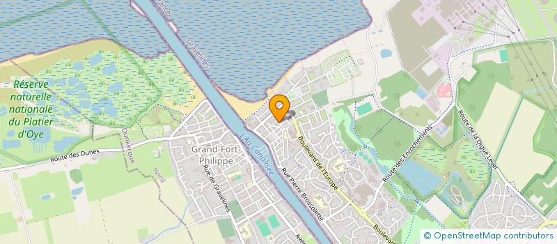 localisation de l'entreprise SYBILLE RESTO  GRAVELINES