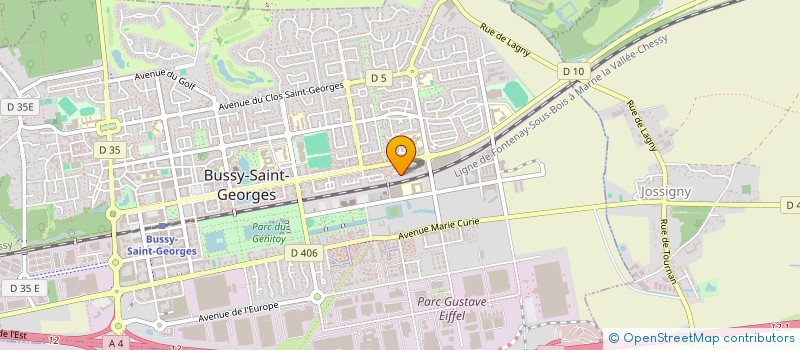 localisation de l'entreprise SYBL TRANSPORTS  BUSSY-SAINT-GEORGES