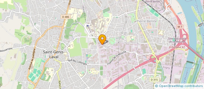 localisation de l'entreprise SYBORD  SAINT-GENIS-LAVAL