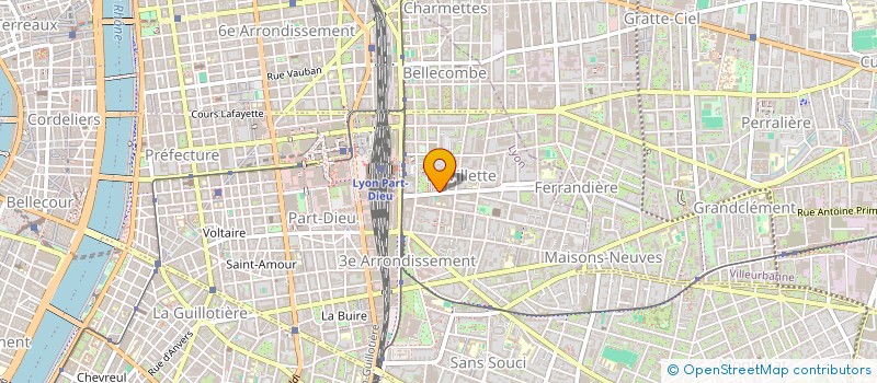 localisation de l'entreprise SYBOTX  LYON