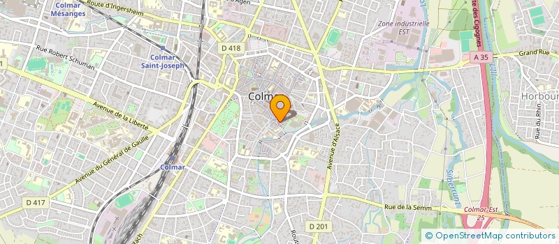 localisation de l'entreprise SYBOULETTE  COLMAR