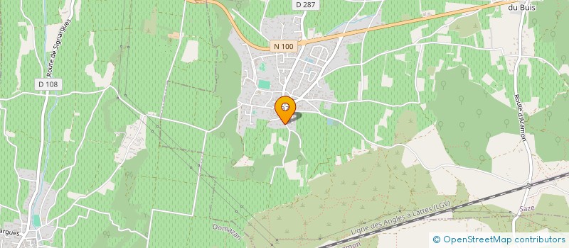 localisation de l'entreprise SYBRI  SAZE