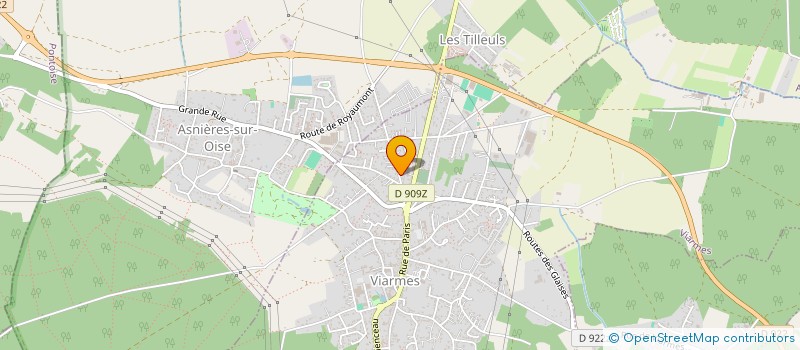 localisation de l'entreprise SYBUL  VIARMES